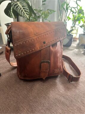 Bed Stu Rustic Brown Leather Crossbody Bag